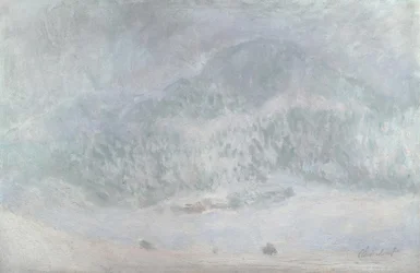 Mount Kolsaas, snöstorm
